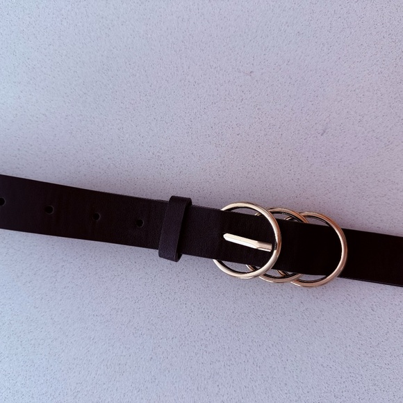 3 Ring Gold/Black Belt size XS/S - 41 inch - Picture 2 of 4